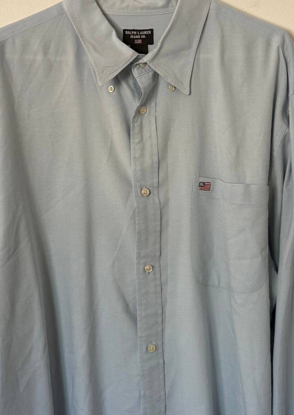 Vintage Ralph Lauren Jeans Co. Flag Button Down Shirt-  XL